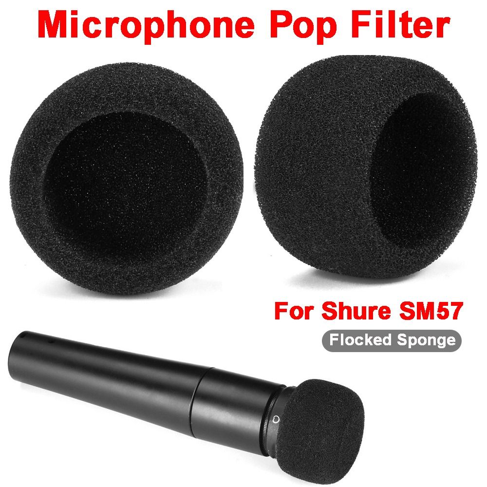 Shure Mic Mv7 - Replacement Mic Windscreen Cover Flocked Sponge