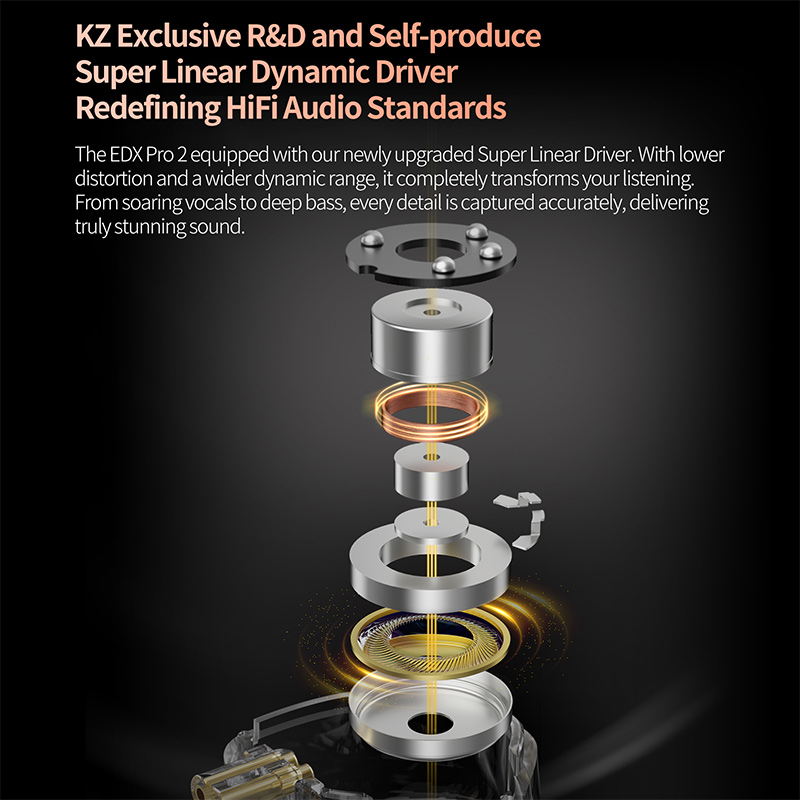 KZ EDX Pro 2 Ultra-linear Dyna - In Ear Monitor Iem ulasan dan harga