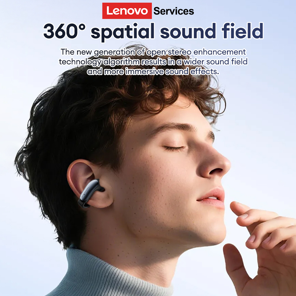 Lenovo LES-108 Bone Conduction - Wireless Earbuds Tws ulasan dan harga