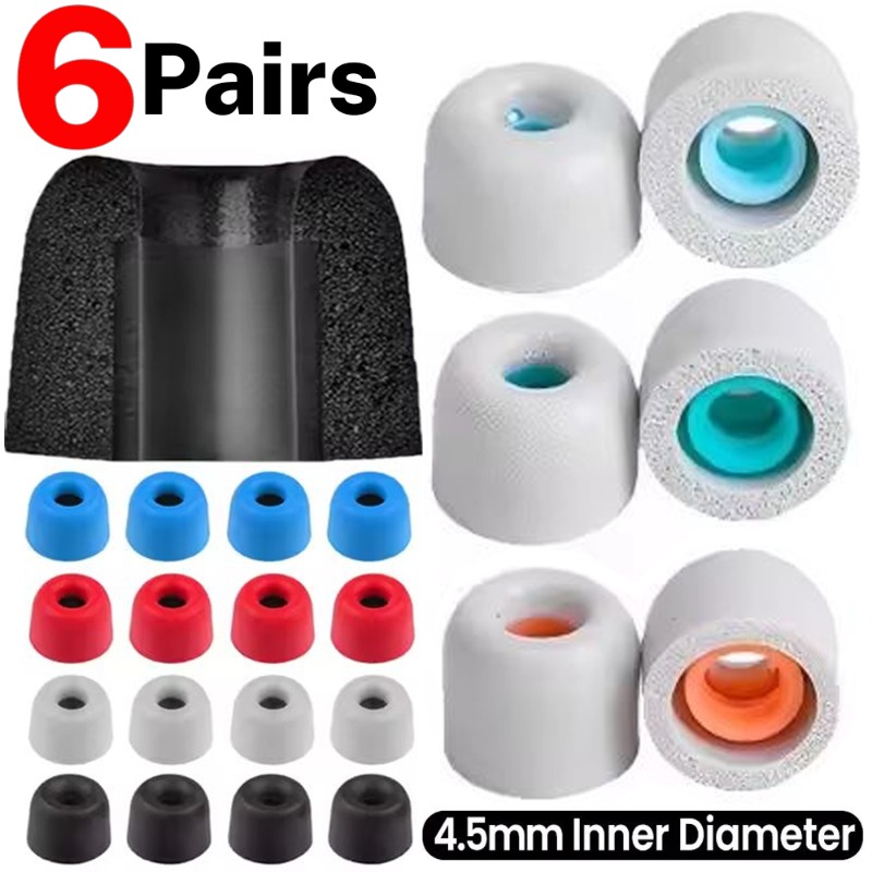 6/1Pairs Soft Memory Foam Earb - Earphone Foam Tip ulasan dan harga
