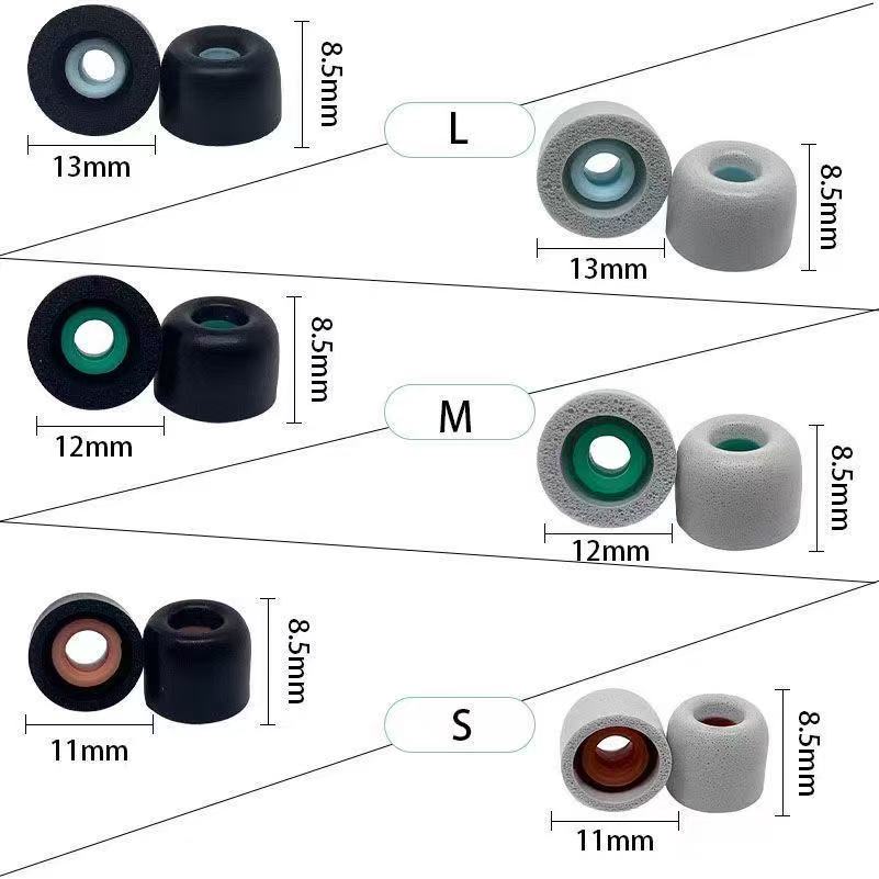 Memory Foam Earphones Ear Pads - Earphone Foam Tip ulasan dan harga