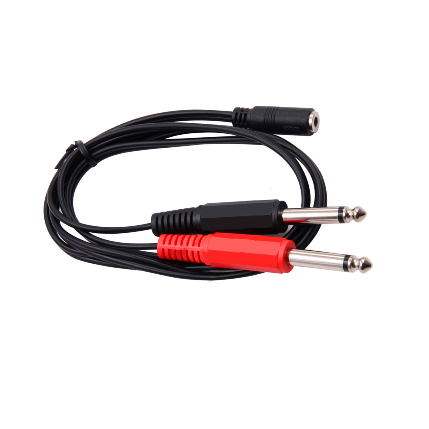6.35 Mm Male To 2 6.35 Mm 3.5m - Audio Splitter Y ulasan dan harga