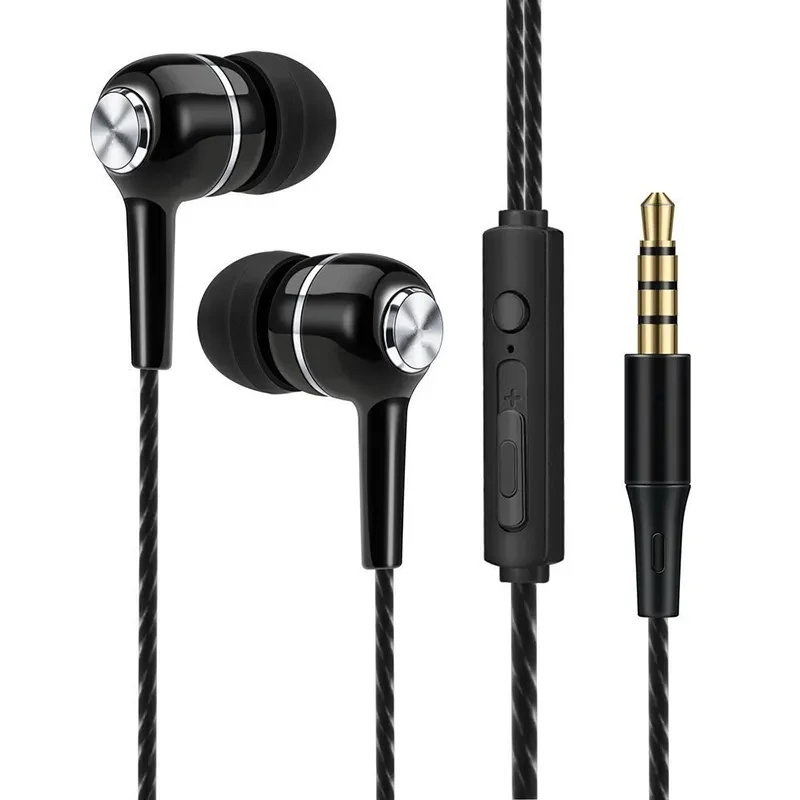 Wired Headphones 3.5mm In-Ear  - Wired Earphone Mic ulasan dan harga