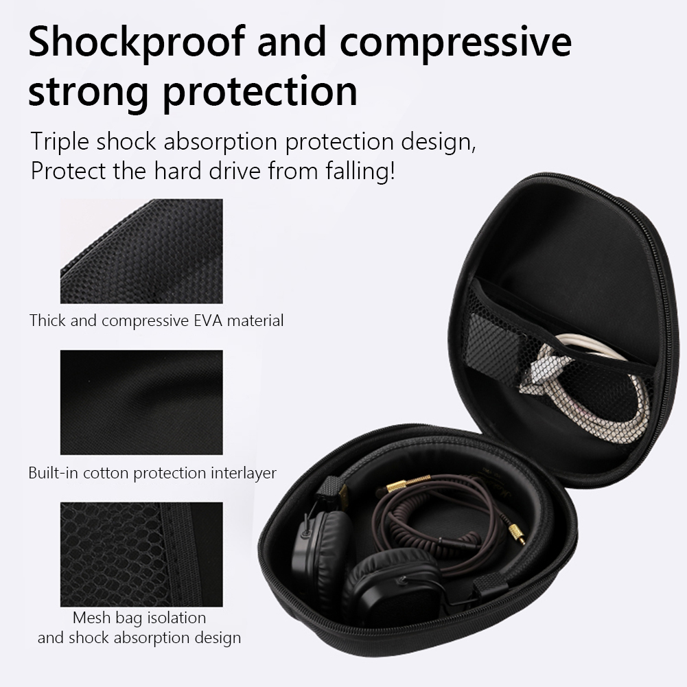 Hard EVA Headphone Carrying Ca - Sony Headphone Wh-1000Xm4 ulasan dan harga