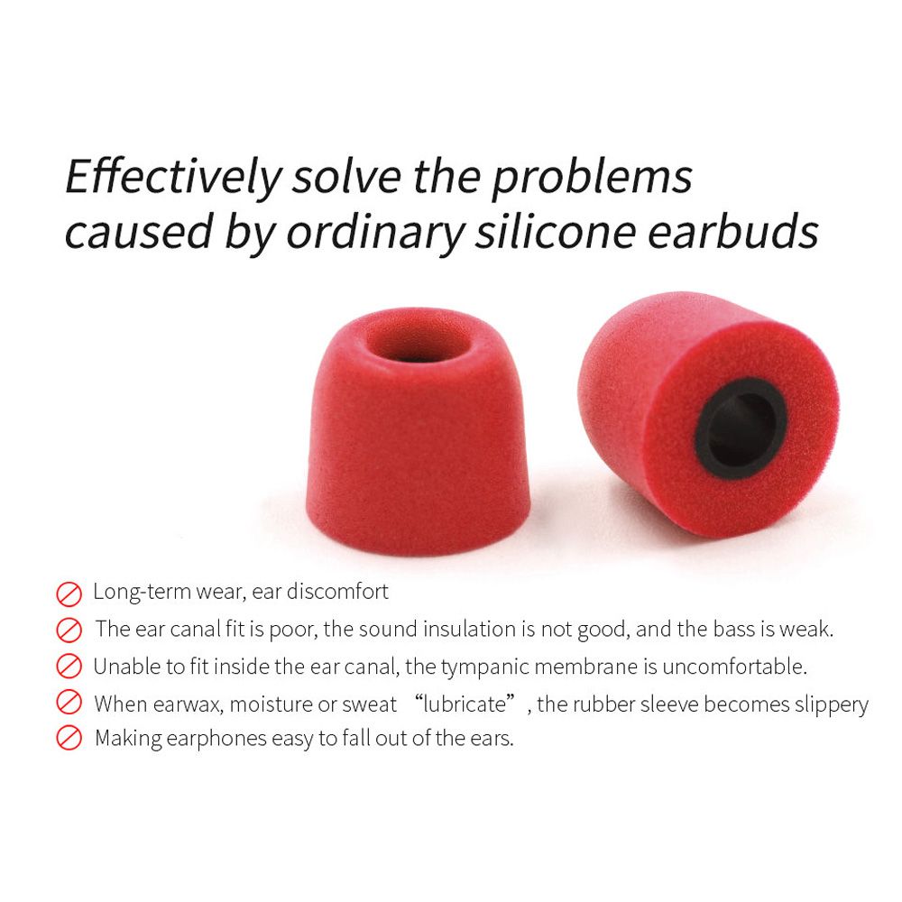 3Pairs Upgrade Noise Isolating - Earphone Foam Tip ulasan dan harga
