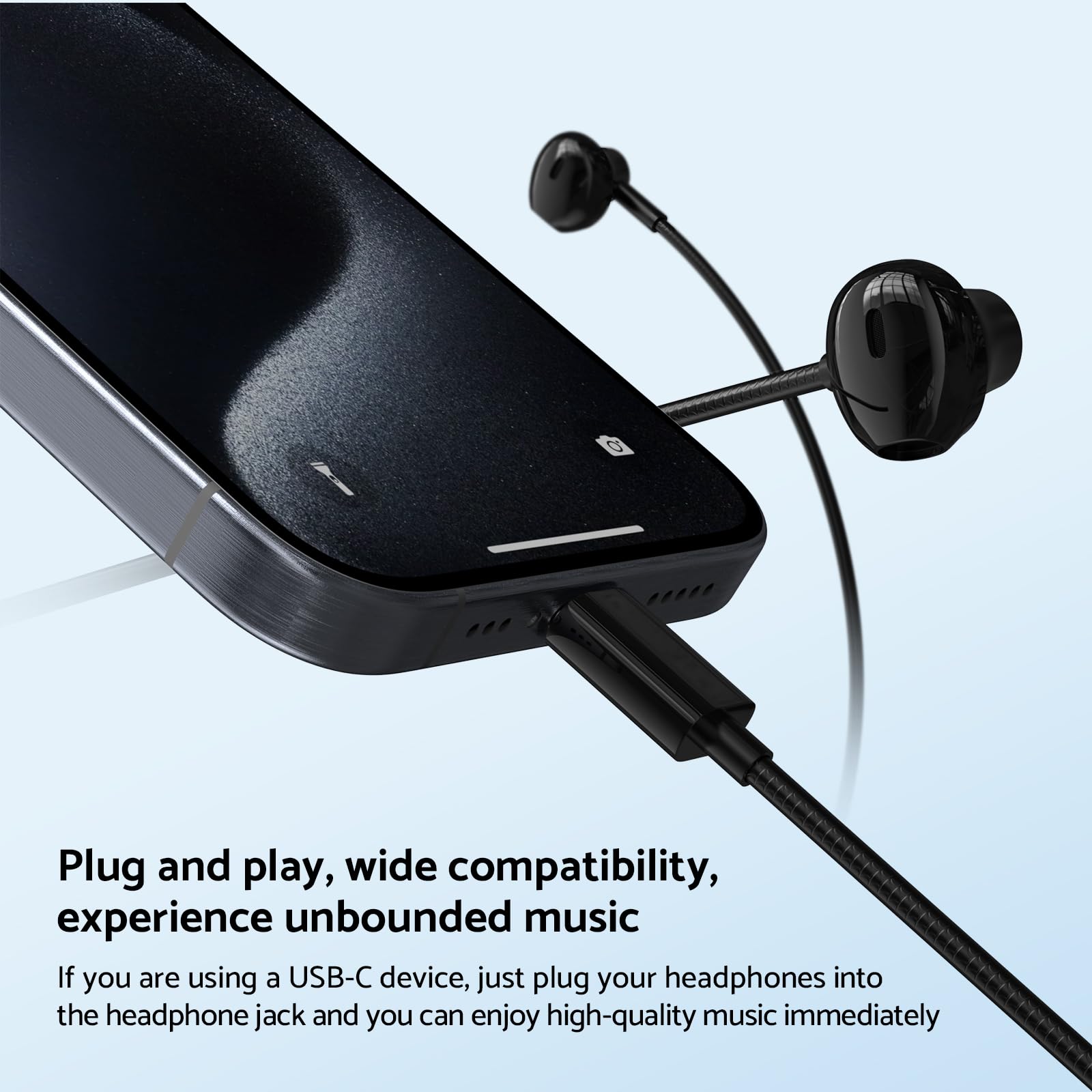 In-Ear Wired Headphone HiFi Mu - Wired Earphone Mic ulasan dan harga