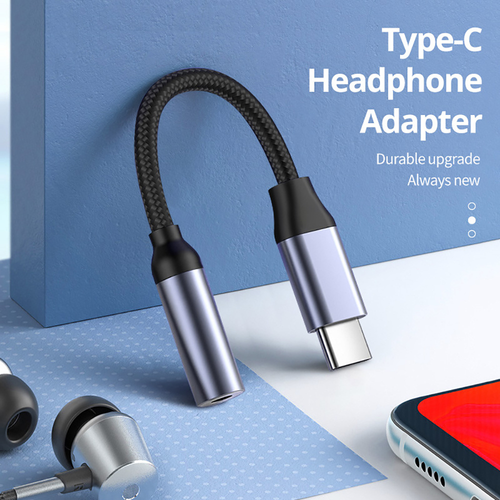 USB Type C To 3.5mm Audio Adap - Audiophile Headphone Wired ulasan dan harga