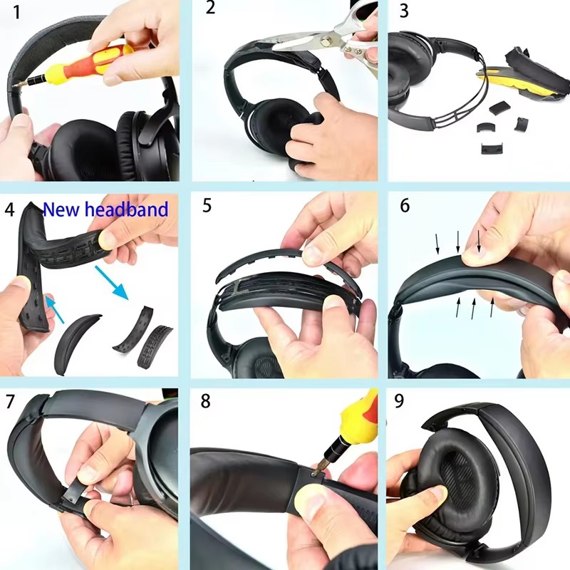 Removeable Headband For Bose Q - Bose Headphone Qc45 ulasan dan harga