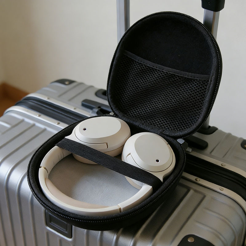 Multi-Functional Black EVA Har - Headphone Case Hard ulasan dan harga