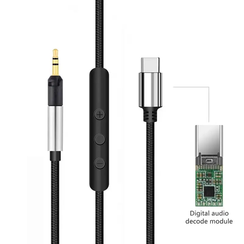 USB Type C Replacement Mic Cab - Sennheiser Headphone Hd 560S ulasan dan harga