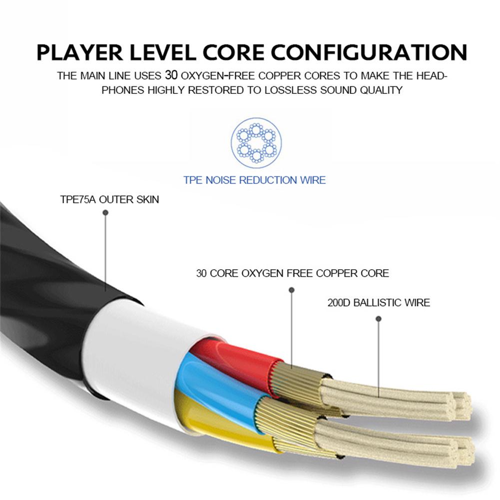 3.5mm Wired Earphone In Ear He - Audiophile Headphone Wired ulasan dan harga