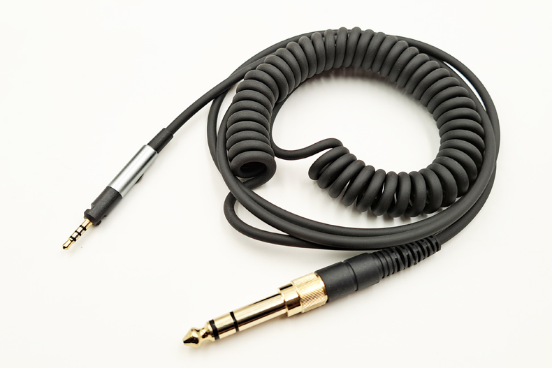 300cm Coiled Spring Audio Cabl - Sennheiser Headphone Hd 560S ulasan dan harga