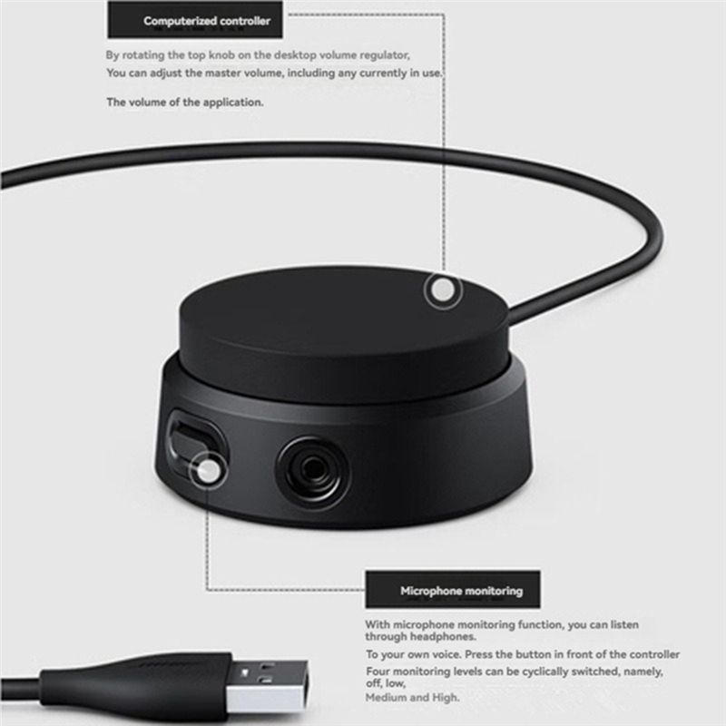 B27B USB Volume Controller For - Bose Headphone Qc45 ulasan dan harga