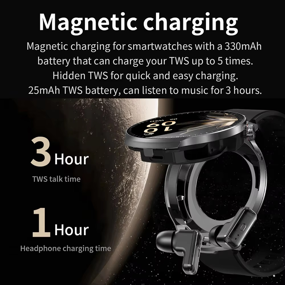 LIGE 2 in 1 Smart Watch with T - Wireless Earbuds Tws ulasan dan harga