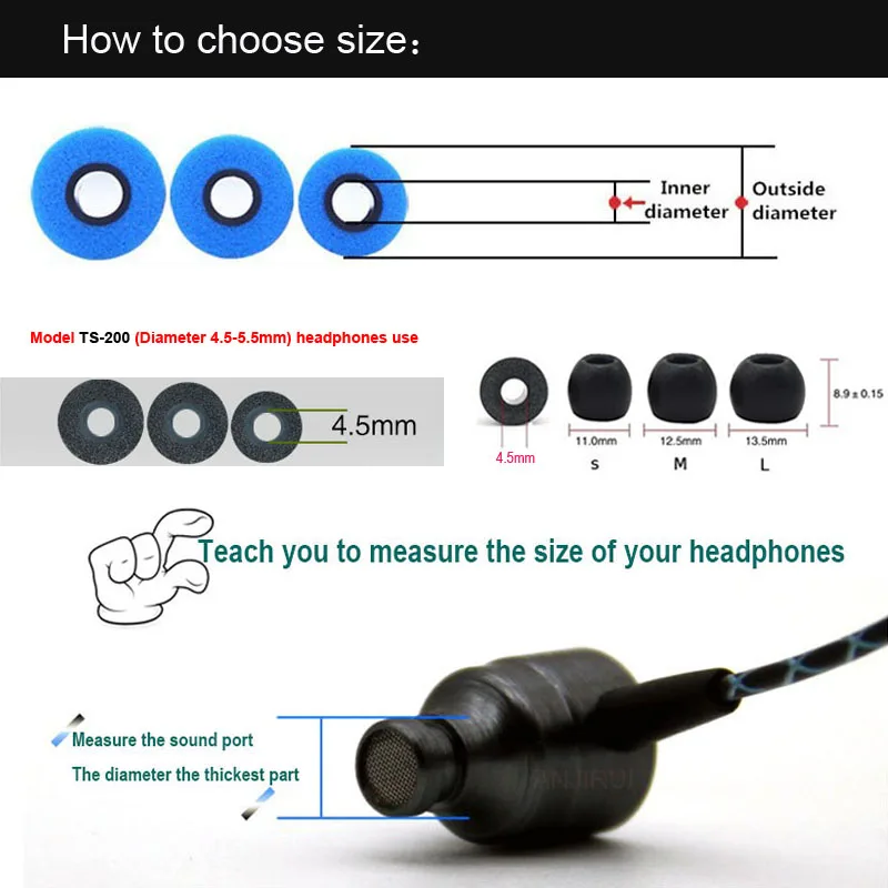 10Pair Memory Foam Earbud Ear  - Earphone Foam Tip ulasan dan harga